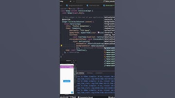 Flutter Theme (Theme Data) | Flutter Design Tutorial #shorts