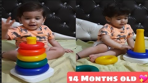 Stacking Rings Perfection 🤗 learning colours #stackingring