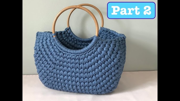 Crochet Spagetti Yarn Tote Bag For Beginners