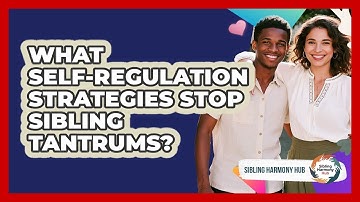 What Self-regulation Strategies Stop Sibling Tantrums? - Sibling Harmony Hub