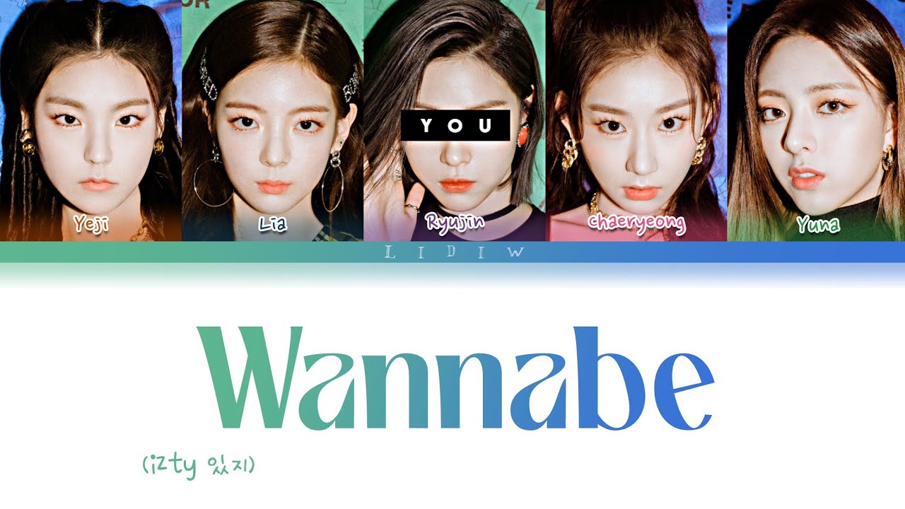 Itzy || Wannabe but you are Ryujin (Color Coded Lyrics Karaoke)