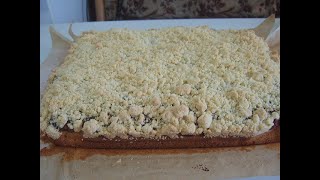 Пирог с сухофруктами и крошкой. Fantakuchen. Маринкины творинки. Всем МИРА и Добра!