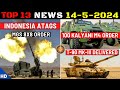 Indian defence updates  indonesia atags order100 kalyani m4 dealt90 mk3 deliveredp75i g2g deal