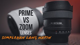 Prime vs Zoom Lenses - Tagalog - Simplehan Lang Natin #basicphotography #photography #camera #lens