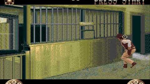 Lethal Enforcers II: Gun Fighters 1994 (SEGA GENESIS\MEGA DRIVE) Gameplay