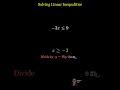 🚀 Solving Linear Inequalities Made Simple! #highschoolmath #maths #mathematics #education