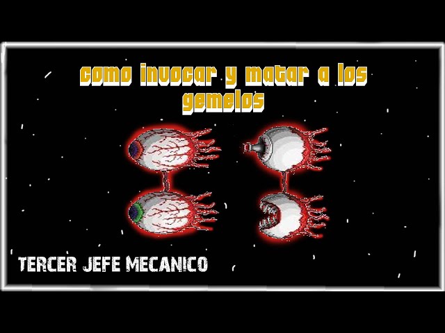 Terraria Modo MAESTRO todos los jefes mecanicos 