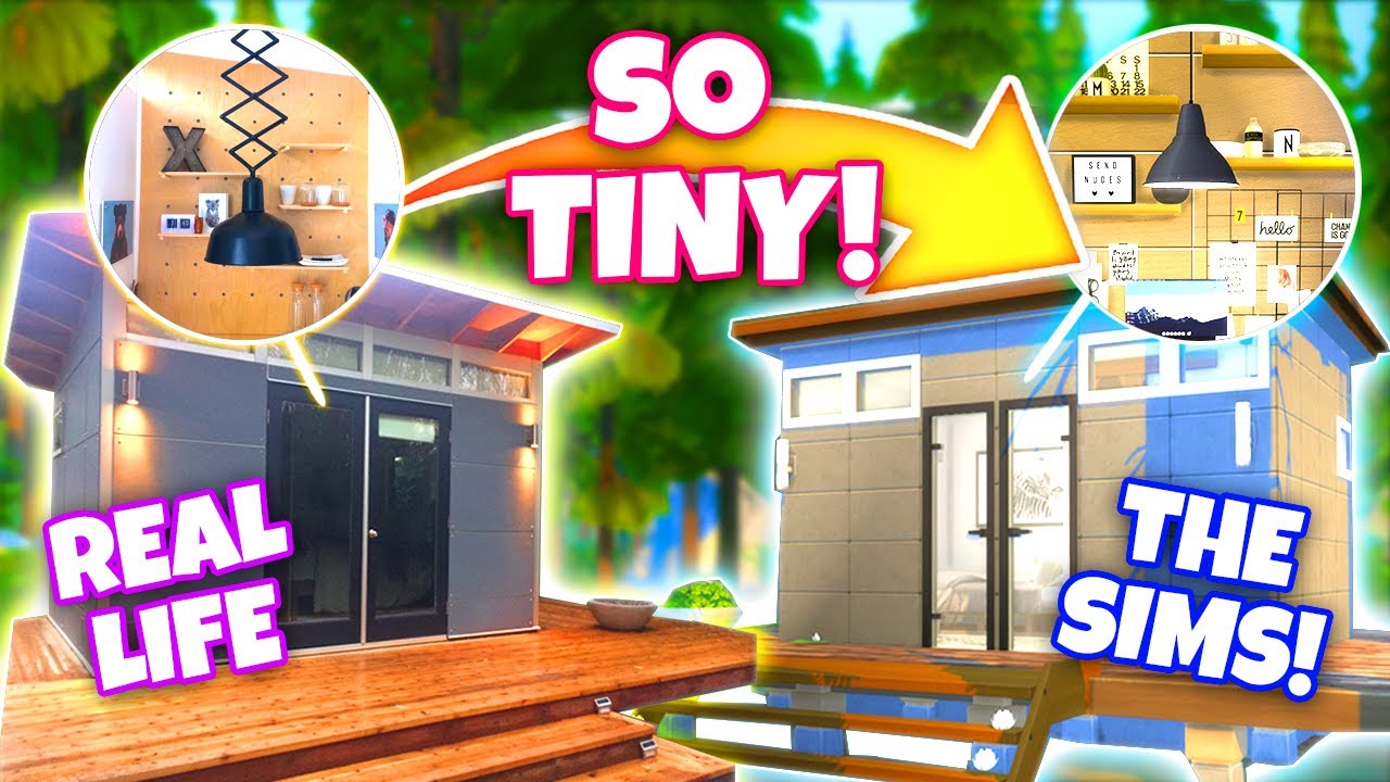 Recreating The Internet S Favorite Tiny House In The Sims 4