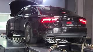 아우디 A7 55Tdi 콰트로 Ecu맵핑Ecu튜닝위드엔지니어링 다이노젯 섀시 다이나모 휠 마력 350마력 토크 70Kg.m으로 튜닝엔진오일 교환하였습니다.