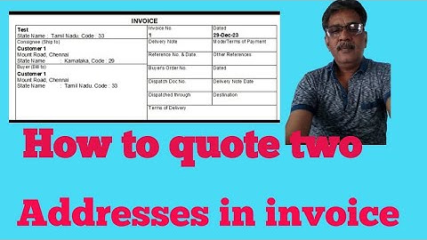How to use billing address and shipping address in sales invoice in tallyprime