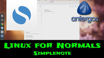 Linux For Normals - Simplenote