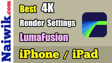 Best 4K Render Settings in Lumafusion 3 || 4K Export Settings in iPhone / iPad