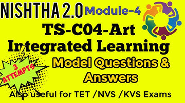Nishtha Module 4 Answers| Art Integrated Learning | Nishtha AIL Quiz|