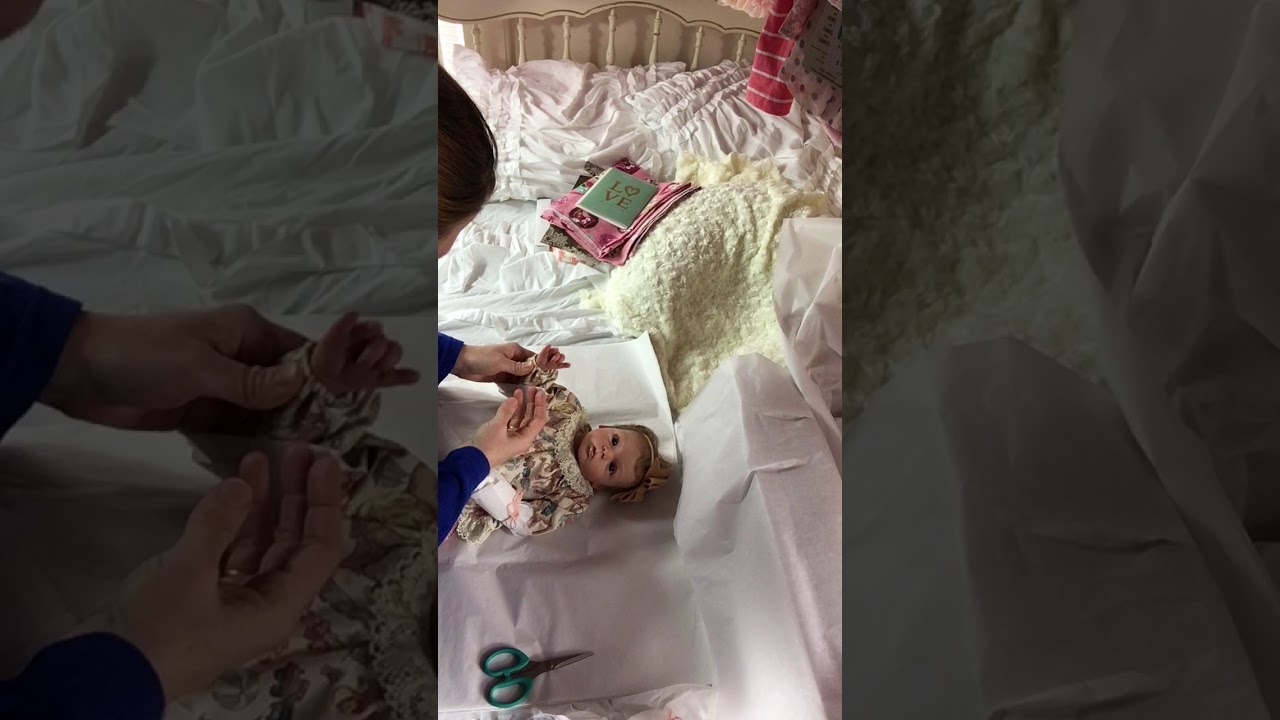 Reborn Box Packing Livia Legler reborned by Sarah Mellman at Enchanted Moments Nursery