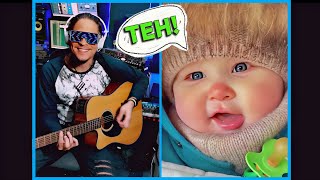 Musical Baby: the cutest and funniest sounds turned into a song / Bebê musical - Te, té, adu, adu