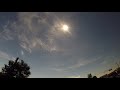 Time lapse ￼of the Solar Eclipse in the Totality Zone