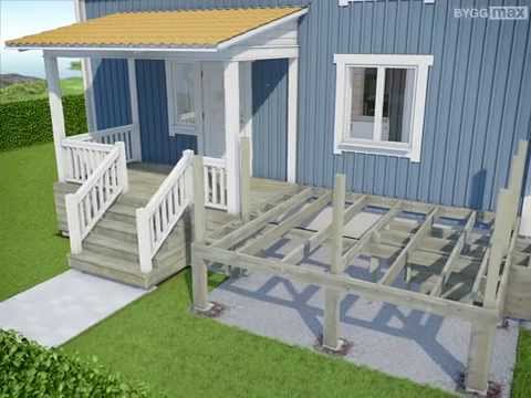 Byggmax tips, bygg terrasse (del 5 skru terrassebord og ramme ...