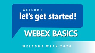 Webex Basics