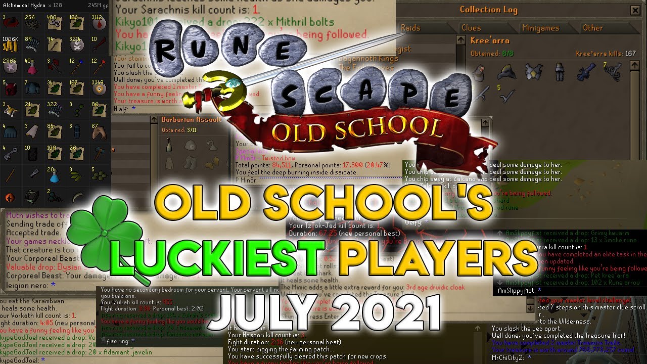 Old School RuneScape's Luckiest Players [July 2021]