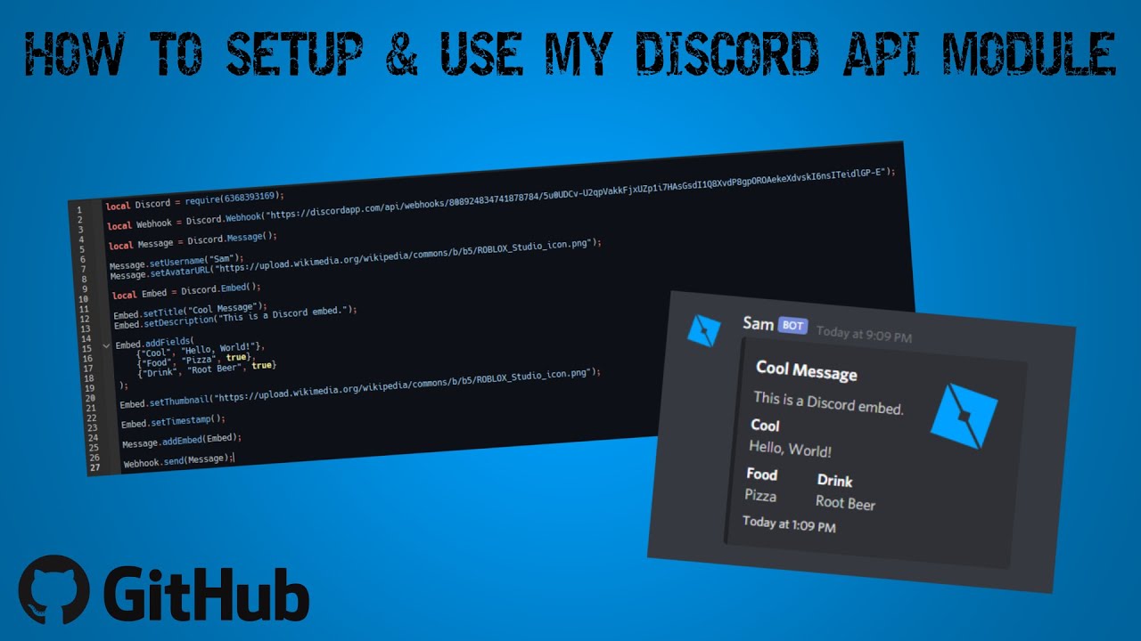 How To Send Information To Discord Webhooks From Roblox 