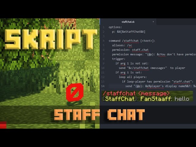 Minecraft Fast-Made & Reliable Skript-Plugins