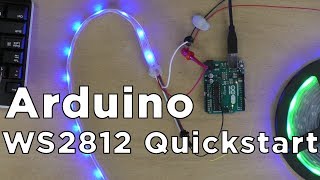 How to use WS2812B RGB LEDs with Arduino