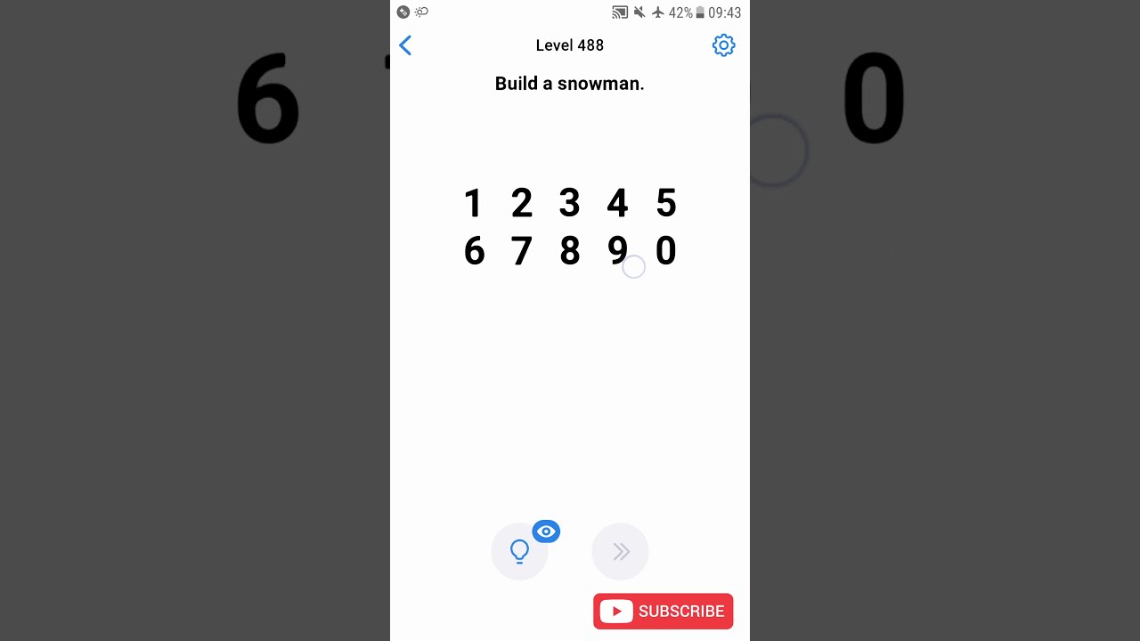 Easy Game - Brain Test - Level 488 Build A Snowman Walkthrough