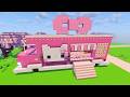 Hello Kitty Food Truck Minecraft Tutorial! 🎀🚚 (Aesthetic Build)