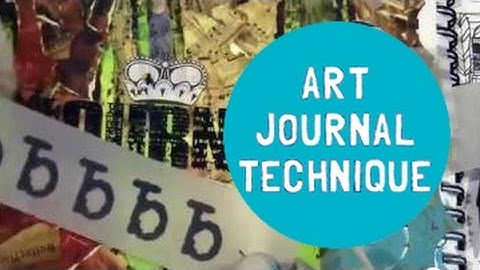 Art Journal Techniques : rub-ons