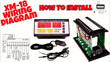 XM - 18 Temperature Controller Wiring Diagram || How to wiring xm18 temperature controller