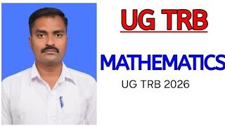 UG TRB MATHS 2026 OPERATION RESEARCH 