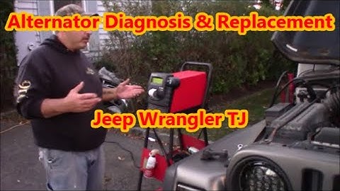 Jeep Wrangler TJ | Alternator & Dead Battery Diagnosis & Replacement