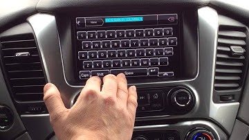 How to save a destination-2015 Tahoe and Suburban navigation