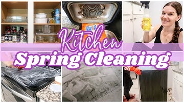 SPRING CLEANING 2022 | KITCHEN DEEP CLEANING MOTIVATION | @rachplusfive