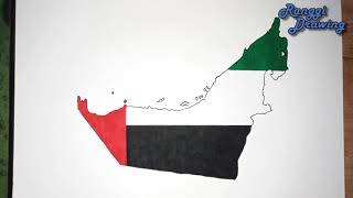 How to Draw Map of United Arab Emirates How to Draw Map of United Arab Emirates