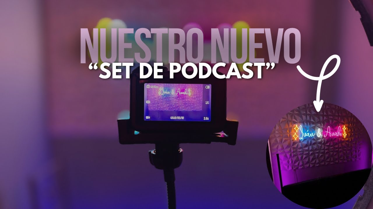 NUESTO NUEVO SET DE PODCAST😱🆕📽️