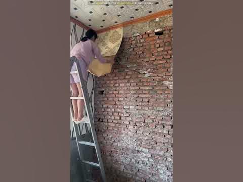 Home Decoration With Stick Wallpaper - YouTube
