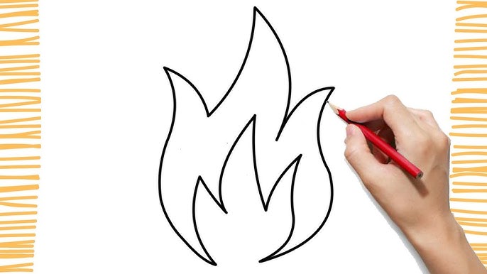 Como dibujar a FUEGO - fácil - YouTube como-dibujar-a-fuego-f-cil-youtube