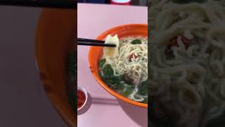 Delicious Ban Mian and chilli at China Whampoa Handmade Noodles