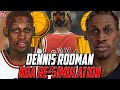 DENNIS RODMAN FULL CAREER RE-SIMULATION! BOARD MAN GETS PAID! NBA 2K20