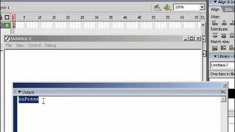 Урок создания кнопки на ActionScript 2.0