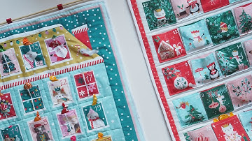 How to make a fabric pocket advent calendar - Using the Dashwood Studio Fabric Panels