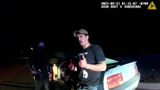 Off Duty Police Officer Conceals Identity from Police TRYING TO AVOID DWI!!!