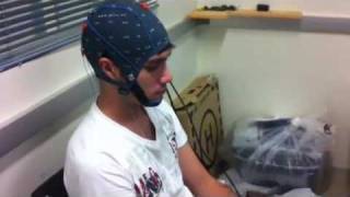 BMI controlling a mobile robot simulation