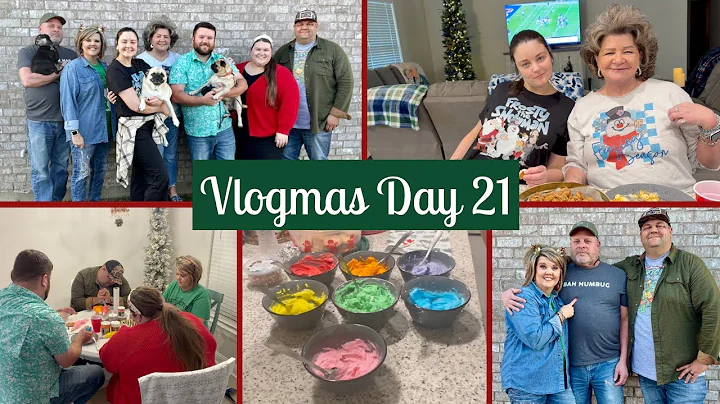 Vlogmas Day 21 | A Favorite Christmas Tradition 🎄 Family Cookie Night! #vlogmas #family #christmas 