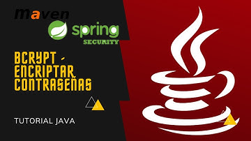 TUTORIAL JAVA - Bcrypt encriptar contraseñas con Spring Security