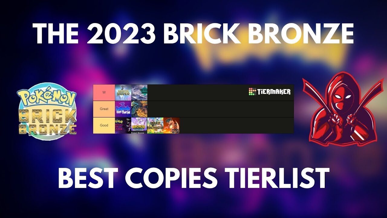 The Best Pokemon Brick Bronze Copy in 2023 Tierlist (OUTDATED
