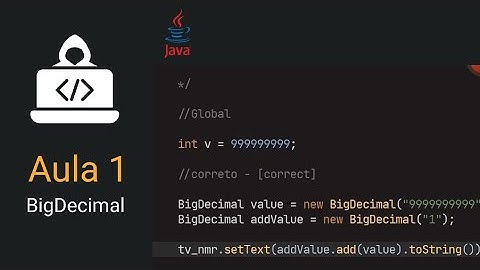 Aula 1 - BigDecimal [Java]