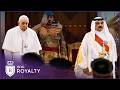 The Lavish Royal Reception For When The Pope Visited Bahrain  Leap of Faith  Real Royalty