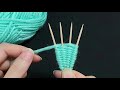 Amazing Woolen Flower Ideas with Tooth pick - Hand Embroidery Design - Sewing Hack - Easy Trick